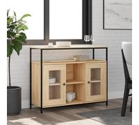 vidaXL Credenza Rovere Sonoma 100x35x80 cm in Legno Multistrato