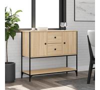 AX Credenza Mobiletto Armadietto 100x36x85cm Portaoggetti Rovere Sonoma + 835555