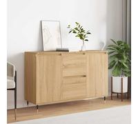 vidaXL Credenza Rovere Sonoma 104x35x70 cm in Legno Multistrato, credenza con Ante, Mobile da Soggiorno, portaoggetti, credenza da Cucina