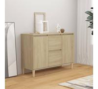 VIDAXL - Credenza Rovere Sonoma 101x35x70 cm in Legno Multistrato