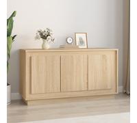 vidaXL Credenza Rovere Sonoma 102x35x55 cm in Legno Multistrato