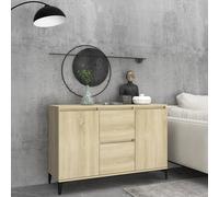 vidaXL Credenza Rovere Sonoma 102x35x70 cm in Legno Multistrato