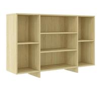 AX Credenza Armadio Ripiano 120x30x75cm Rovere Sonoma Armadietto Moderno 809623