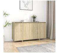AX Credenza Mobiletto Rovere sonoma 135x41x75cm Portaoggetti Multimedia + 809596