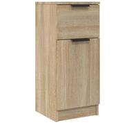 vidaXL Credenza Rovere Sonoma 30x30x70 cm in Legno Multistrato