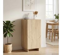vidaXL Credenza Rovere Sonoma 33,5 x 34,5 x 75 cm Legno ingegnerizzato