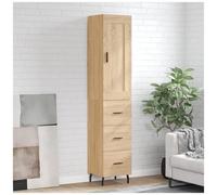VIDAXL - Credenza Rovere Sonoma 34,5x34x180 Cm In Legno Multistrato
