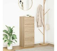 vidaXL Credenza Rovere Sonoma 37,5x35x99 cm in Legno Multistrato