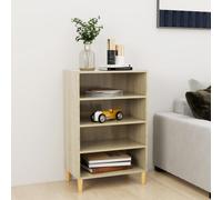 vidaXL Credenza Rovere Sonoma 57x35x90 cm in Legno Multistrato