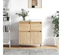 vidaXL Credenza Rovere Sonoma 60x35x70 cm in Legno Multistrato