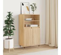 VIDAXL - Credenza Rovere Sonoma 60x36x110 Cm In Legno Multistrato