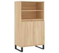 vidaXL Credenza Rovere Sonoma 60x36x110 cm in Legno Multistrato