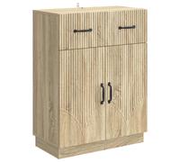 vidaXL Credenza Rovere Sonoma 66 x 34,5 x 87 cm Legno ingegnerizzato