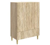 vidaXL Credenza Rovere Sonoma 66 x 34,5 x 95 cm Legno ingegnerizzato