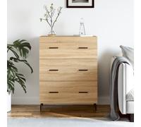 vidaXL Credenza Rovere Sonoma 69,5x34x90 cm in Legno Multistrato