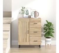 vidaXL Credenza Rovere Sonoma 69,5x34x90 cm in Legno Multistrato