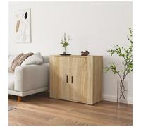 VIDAXL - Credenza Rovere Sonoma 80x33x70 Cm In Legno Multistrato