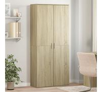vidaXL Credenza Rovere Sonoma 80x35x180 cm in Legno Multistrato, credenza Alta, Mobile Contenitore, Mobile Alto, Mobile, credenza Laterale