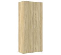vidaXL Credenza Rovere Sonoma 80x42,5x185 cm in Legno Multistrato, credenza alta, mobile contenitore, mobile alto, mobile, credenza laterale