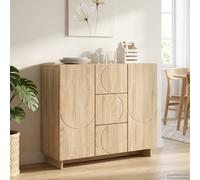 vidaXL Credenza Rovere Sonoma 85,5 x 31 x 75 cm Legno ingegnerizzato
