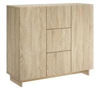 vidaXL Credenza Rovere Sonoma 85,5 x 31 x 75 cm Legno ingegnerizzato