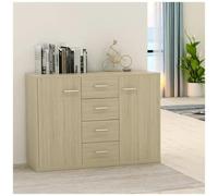 vidaXL Credenza Rovere Sonoma 88x30x65 cm in Legno Multistrato