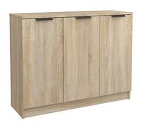 vidaXL Credenza Rovere Sonoma 90,5x30x70 cm in Legno Multistrato