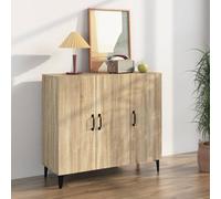 vidaXL Credenza Rovere Sonoma 90x34x80 cm in Legno Multistrato