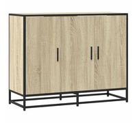 vidaXL Credenza Rovere Sonoma 94x35x76 cm in Legno Multistrato, credenza da Cucina, credenza in Legno, Mobile Sala da Pranzo, Mobile da Soggiorno
