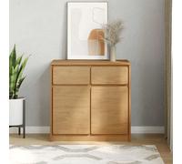 vidaXL Credenza SAUDA 80x43x75,5 cm in Legno Massello di Pino