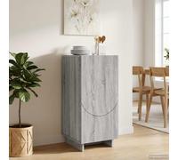 vidaXL Credenza Sonoma grigio 33,5 x 34,5 x 75 cm Legno ingegnerizzato