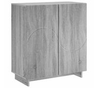 vidaXL Credenza Sonoma grigio 67 x 34,5 x 75 cm Legno ingegnerizzato