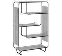 vidaXL Credenza Sonoma grigio 93.5 x 37.5 x 144 cm