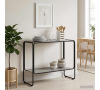 vidaXL Credenza Sonoma grigio 93.5 x 38 x 75 cm Legno ingegnerizzato
