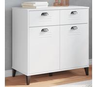 vidaXL Credenza VIKEN Bianca 80x40x80 cm in Legno Multistrato