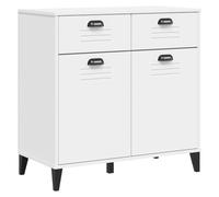 vidaXL Credenza VIKEN Bianca 80x40x80 cm in Legno Multistrato