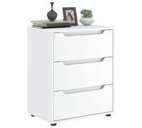 vidaXL Credenza VISNES Bianca 60x40x73 cm in Legno Multistrato