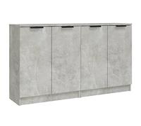 VIDAXL - Credenze 2 pz Grigio Cemento 60x30x70 cm in Legno Multistrato