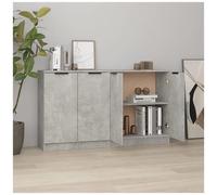 VIDAXL - Credenze 2 pz Grigio Cemento 60x30x70 cm in Legno Multistrato