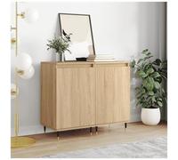 AX Credenza 2 Mobiletti 40x35x70cm Armadietto Rovere Sonoma 2Scomparti 0k 831043