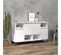 vidaXL Credenze 2pz Bianco Lucido 60x35x70 cm in Legno Multistrato