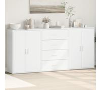 vidaXL Credenze 3 pz Bianche 60x31x84 cm in Legno Multistrato