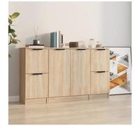 VIDAXL - Credenze 3 Pz Rovere Sonoma In Legno Multistrato