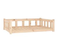 vidaXL Cuccia per Cani 105,5x75,5x28 cm in Legno Massello di Pino