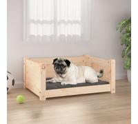 vidaXL Cuccia per Cani 65,5x50,5x28 cm in Legno Massello di Pino