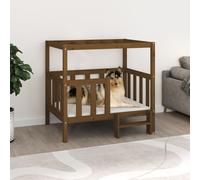 VIDAXL - Cuccia per Cani Miele 105,5x83,5x100 cm Legno Massello di Pino