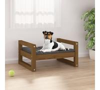 vidaXL Cuccia per Cani ambra 55,5x45,5x28 cm Legno Massello di Pino