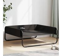 vidaXL Cuccia per Cani Rialzata in Tela Oxford Antracite e Acciaio