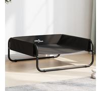 vidaXL Cuccia per Cani Rialzata in Tela Oxford Antracite e Acciaio