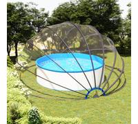 vidaXL Cupola per Piscina 559x275 cm